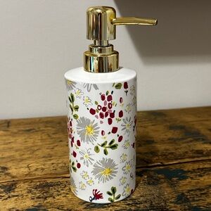 Kate Spade White Ceramic Soap Dispenser
